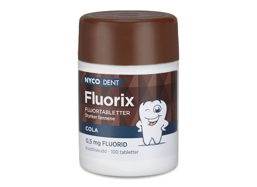 Nycodent Fluorix Cola 0,5 mg 100stk