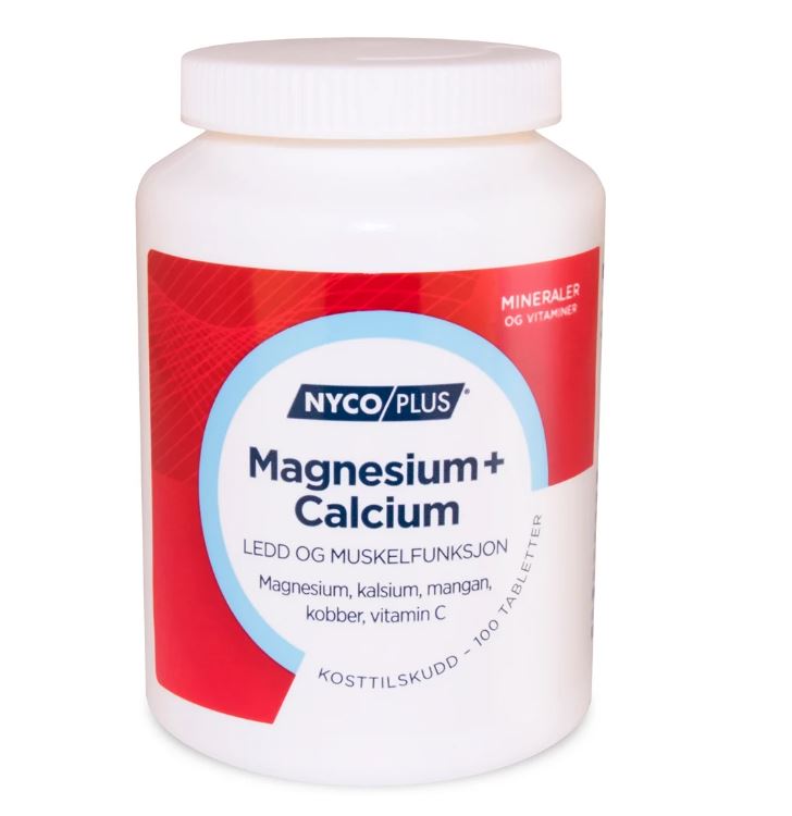 Nycoplus Magnesium og Kalsium Tabletter 100 stk