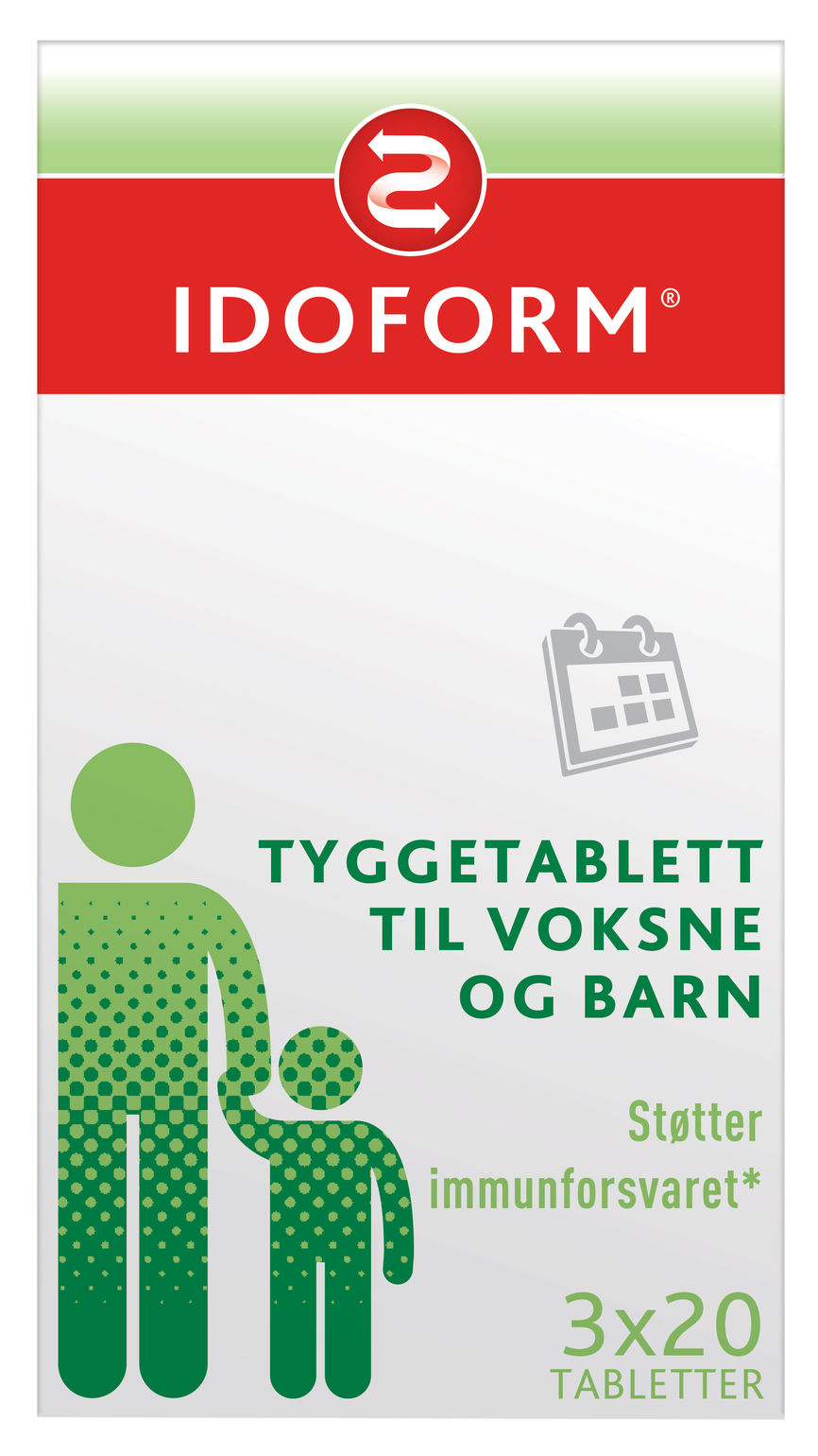 Idoform Tyggetabletter 3x 20 tabletter