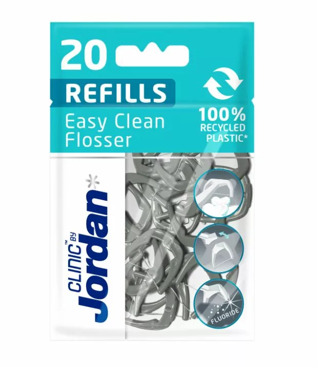 Jordan Clinic Easy Clean Floss refill 20 stk