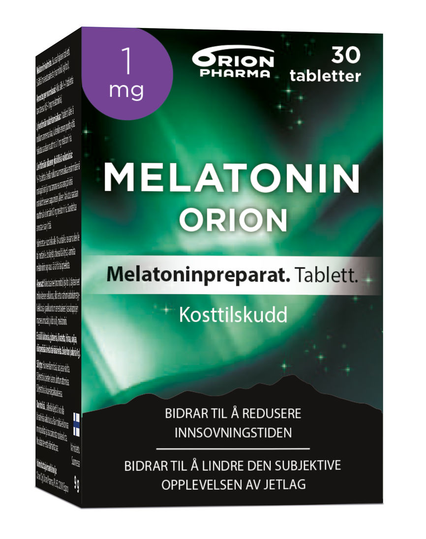 Melatonin Orion 1 mg 30 stk.