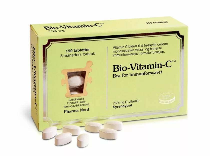 Bio-vitamin-C tabletter 750mg 150 stk