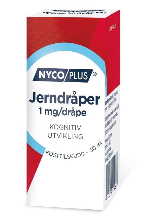 Nycoplus Jerndråper 1mg/dråpe 30 ml