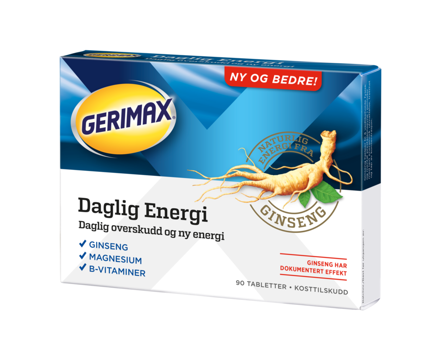 Gerimax Daglig Energi tabletter 90 stk