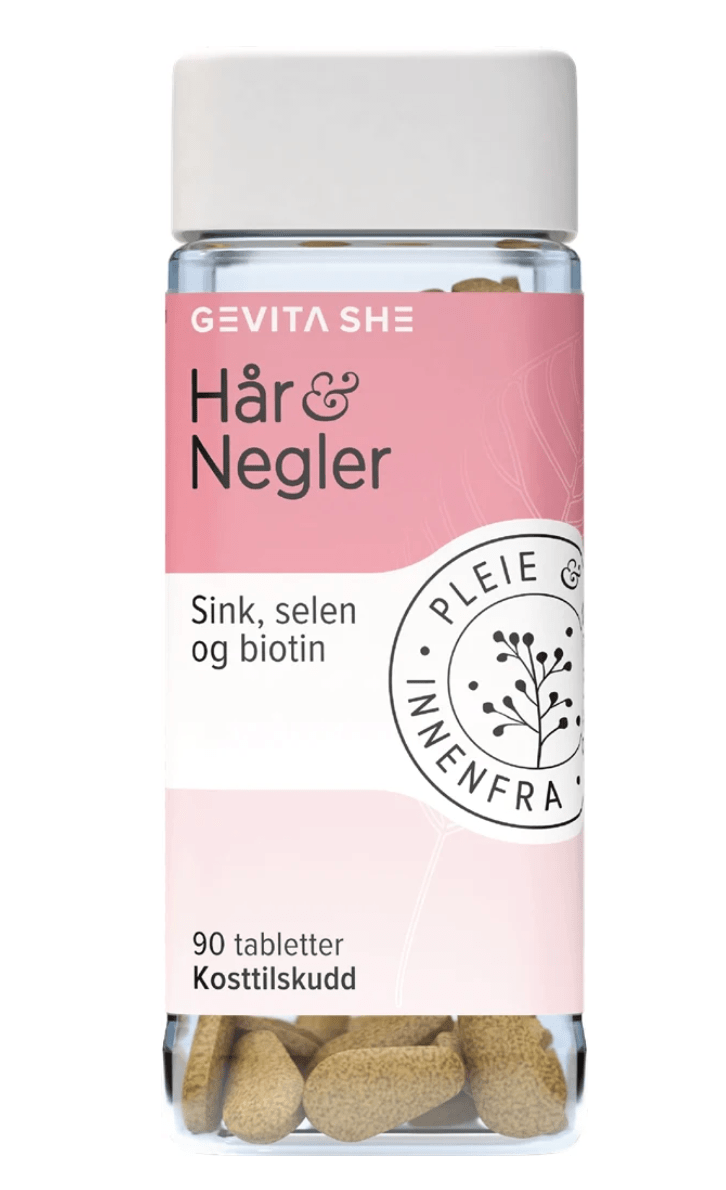 Gevita SHE Hår & Negler 90 tabletter