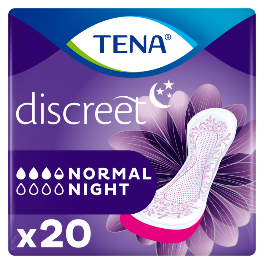 Tena Discreet Normal night 20 stk