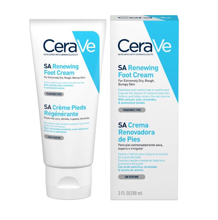 Bilde av CeraVe Renewing Foot Cream 88 ml i indre og ytre forpakning