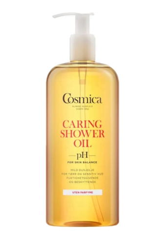 Cosmica Caring Shower Oil Uten Parfyme 400 ml