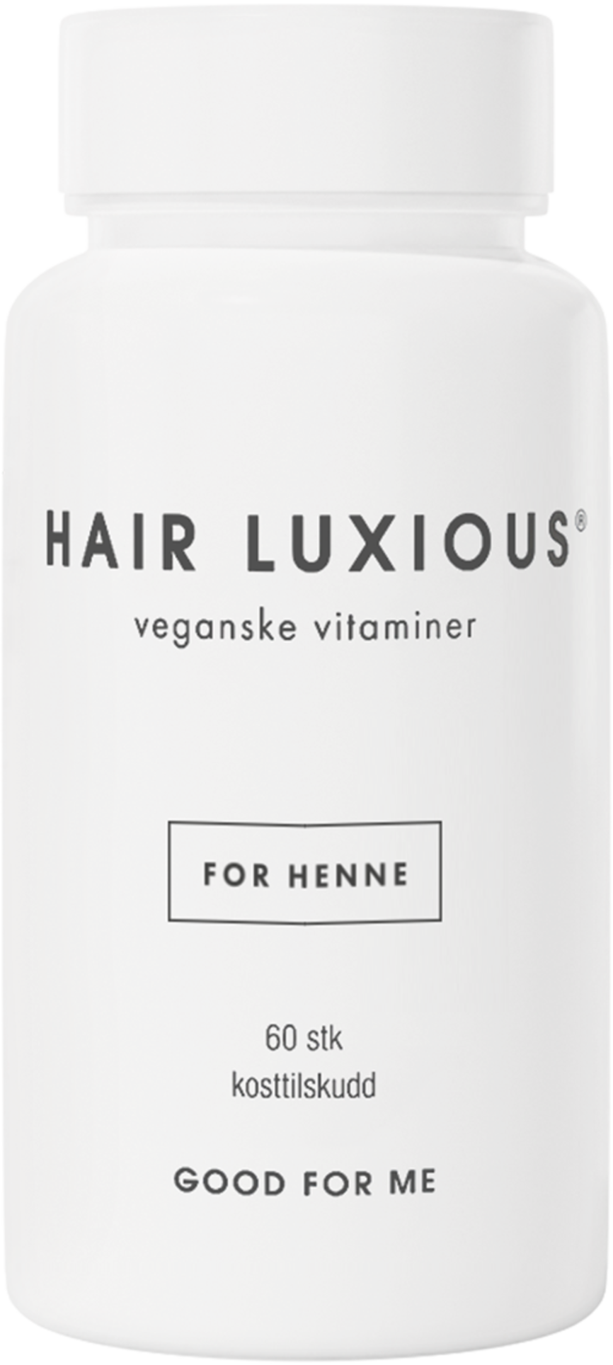 Hair Luxious vegansk kosttilskudd for henne - 60 tabletter