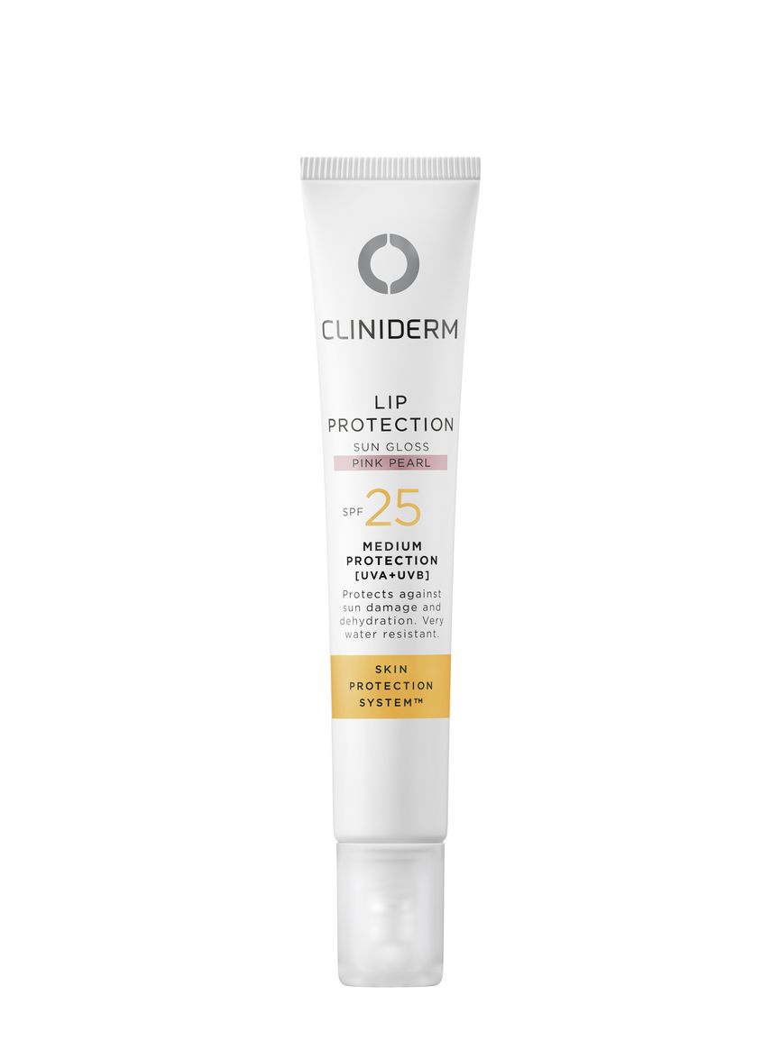 Cliniderm Lip Protection Sun Gloss Pink Pearl SPF25 12ml