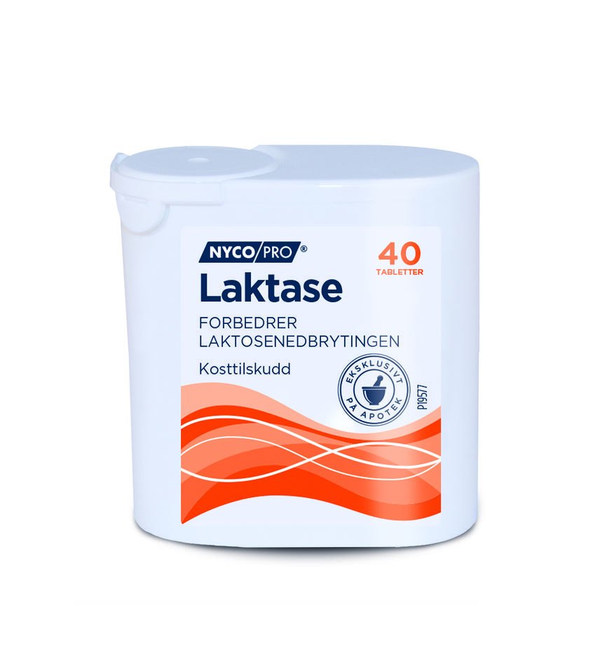 NycoPro Laktase tabletter 40 stk