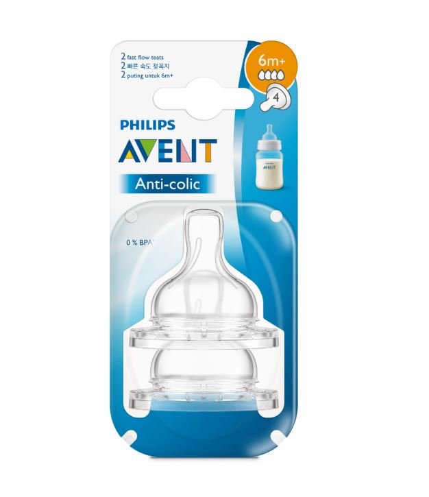 Philips Avent Anticolic Flaskesmokk 6m+ 2 stk