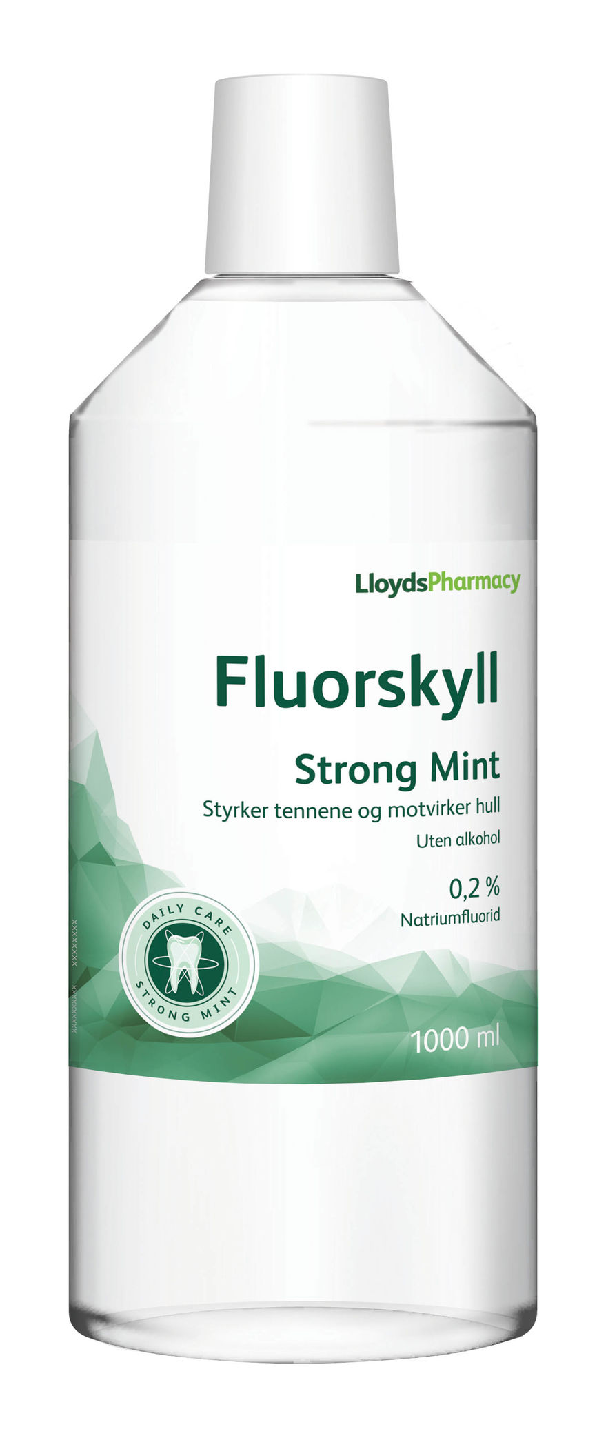 LloydsPharmacy fluorskyll 0,2% strong mint 1000 ml