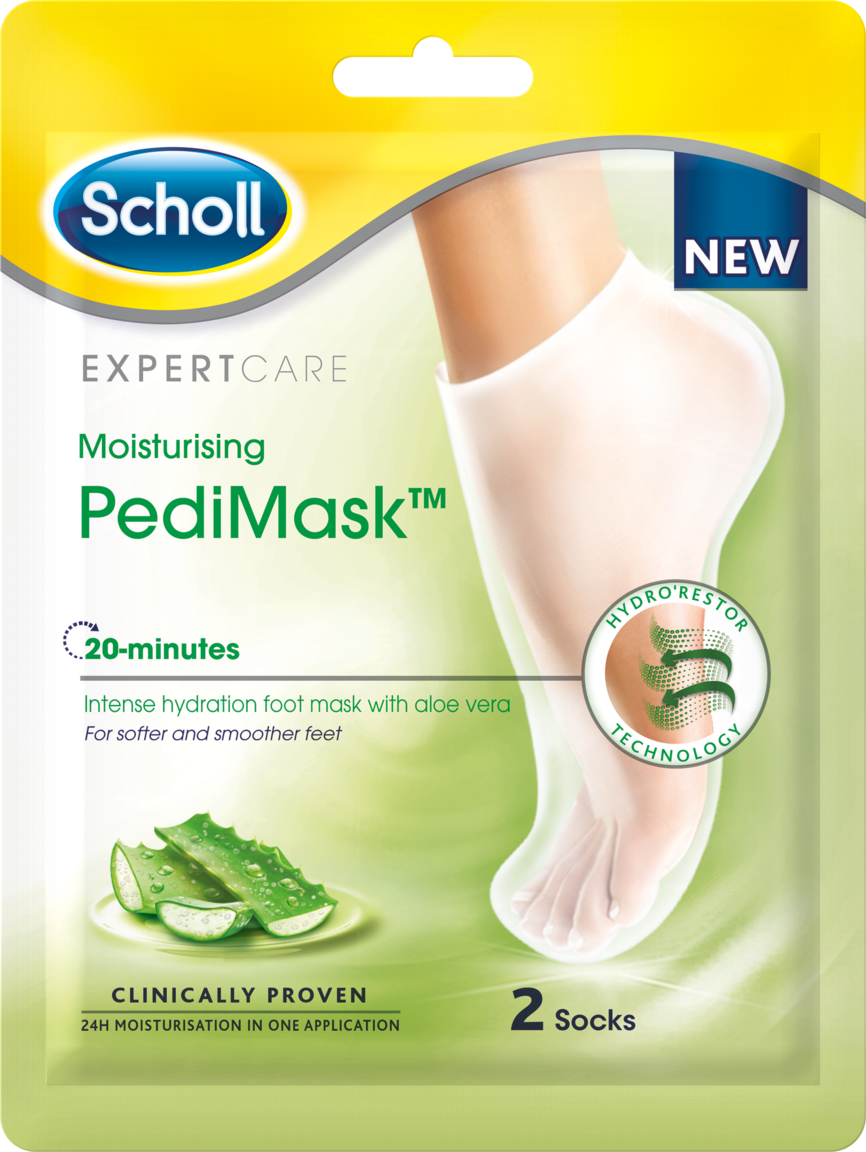 Scholl Moisturizing PediMask Aloe Vera 1 par