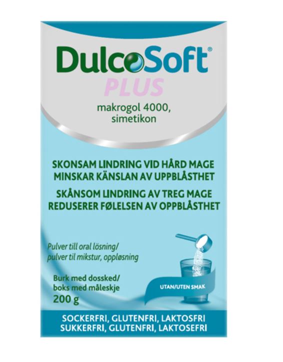 Dulcosoft Plus pulver til mikstur/oppløsning 200 g