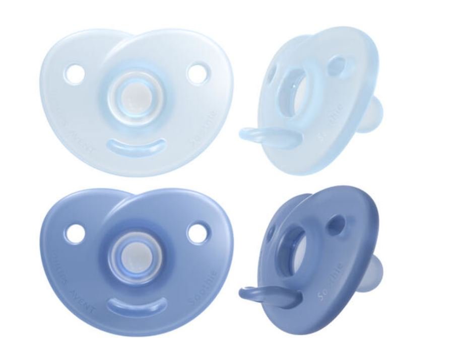 Philips Avent Soothie Heart blue 0-6m 2 stk