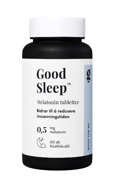 Good sleep melatonin tab 0,5mg 60 stk