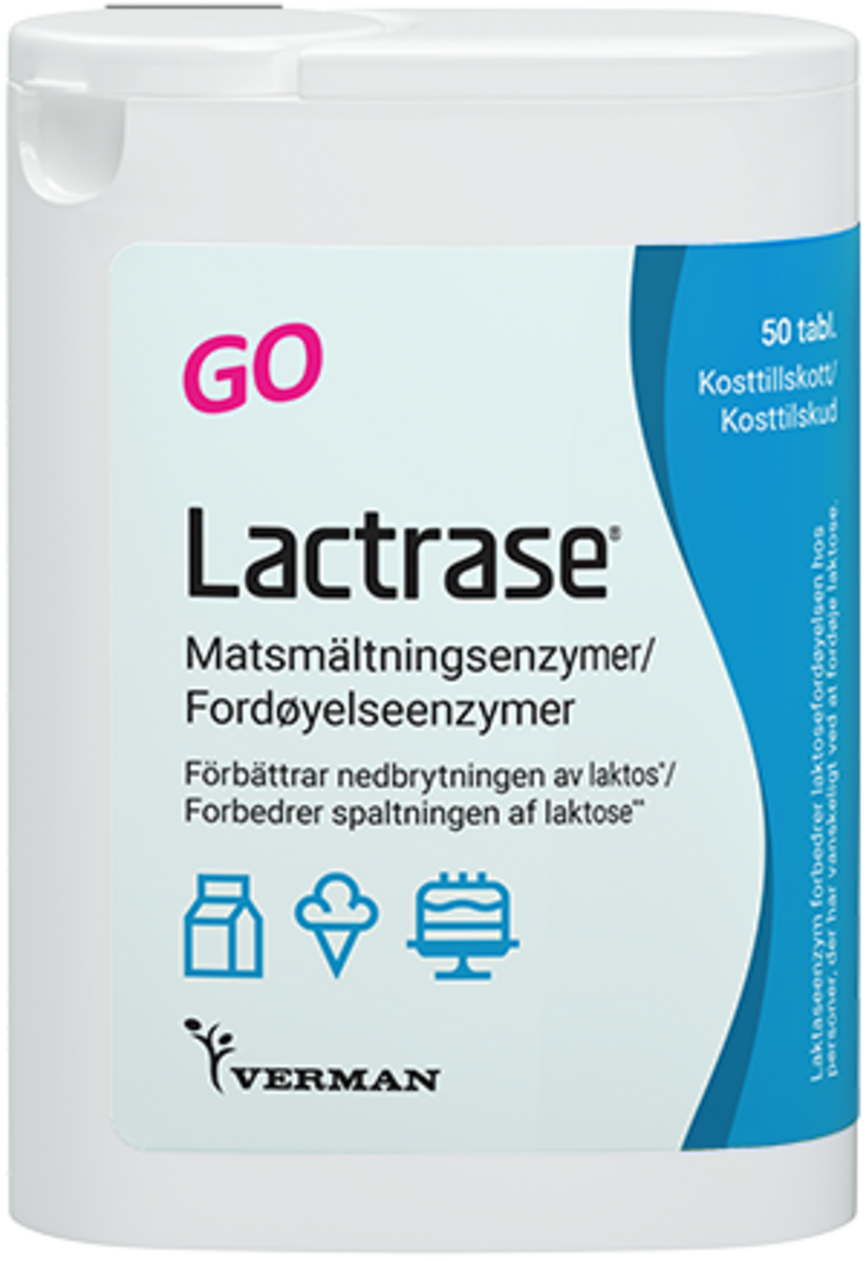 Lactrase Go tyggetabletter 50stk