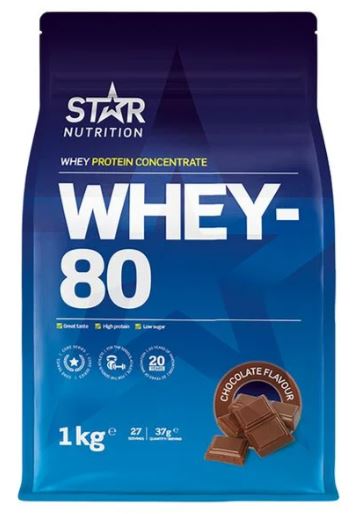 Whey-80 Proteinpulver 1 kg - Chocolate