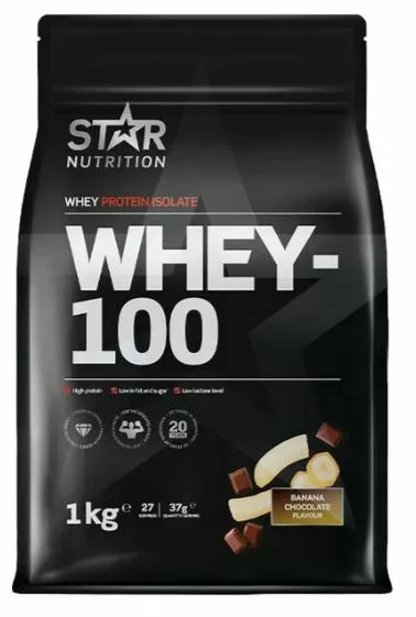 Whey-100 Proteinpulver 1 kg​ - Banana Chocolate