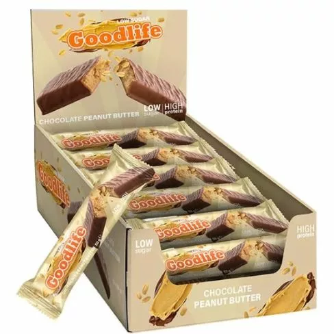 15 x Goodlife Low Sugar, 50 g - Chocolate Peanut Butter