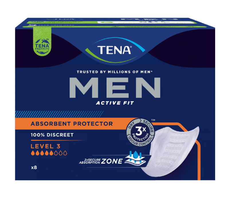 Tena Men Active fit Level 3 8 stk