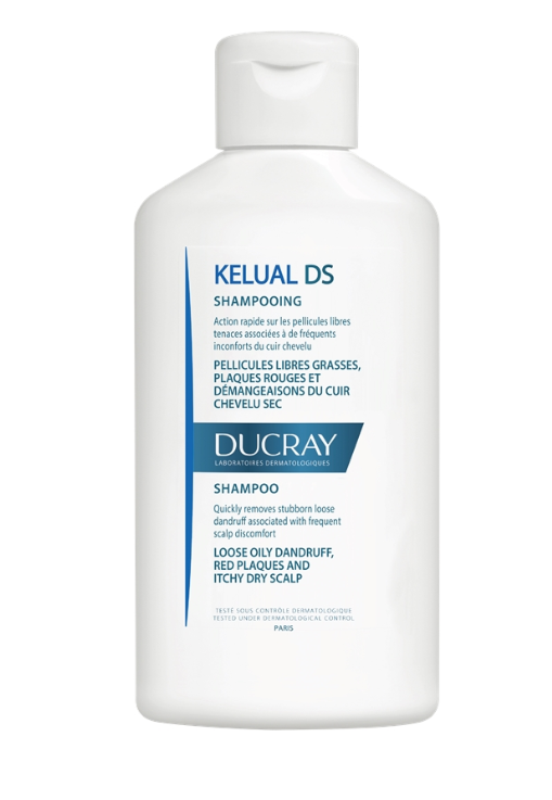 Ducray Kelual DS Sjampo til lett seboreisk eksem 100 ml