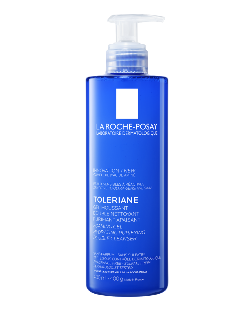 La Roche-Posay Toleriane 2-i-1 Skummende Ansiktsgelé 400ml