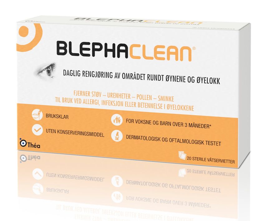 Blephaclean sterile våtservietter 20stk