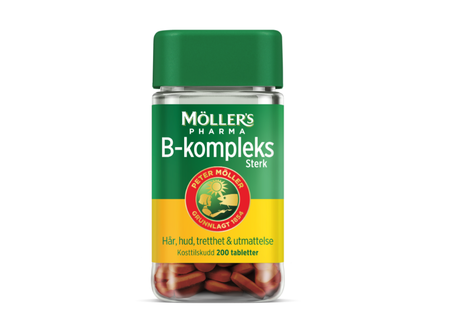 Möller’s Pharma B-kompleks Sterk 200stk