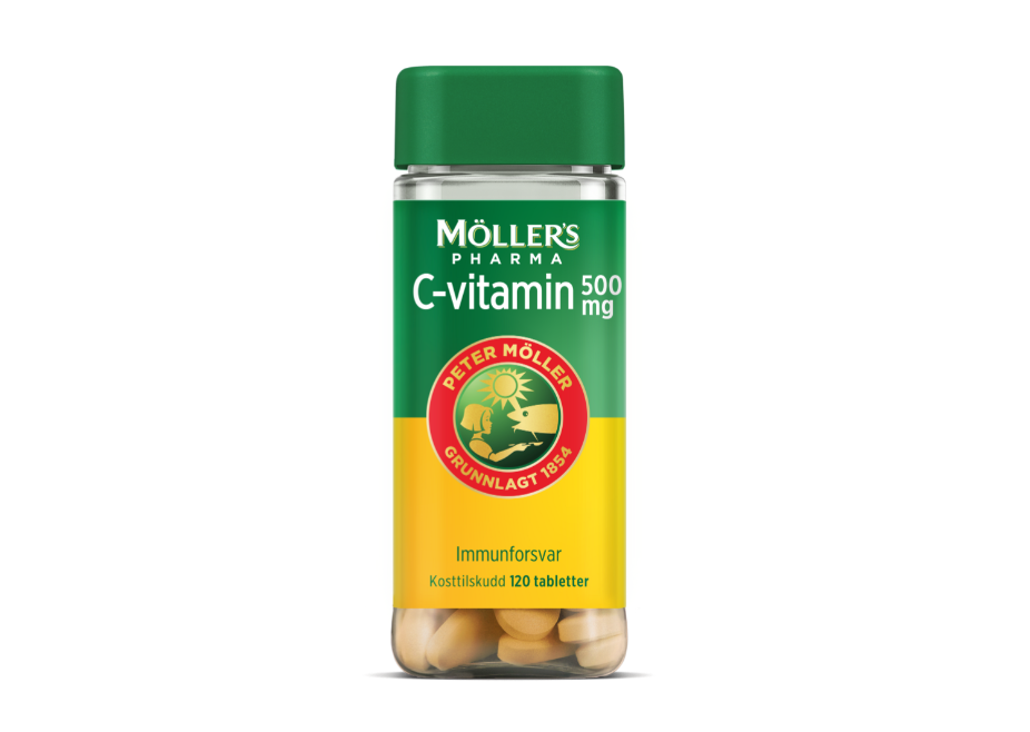 Möller’s Pharma Vitamin-C tabletter 500mg 120stk