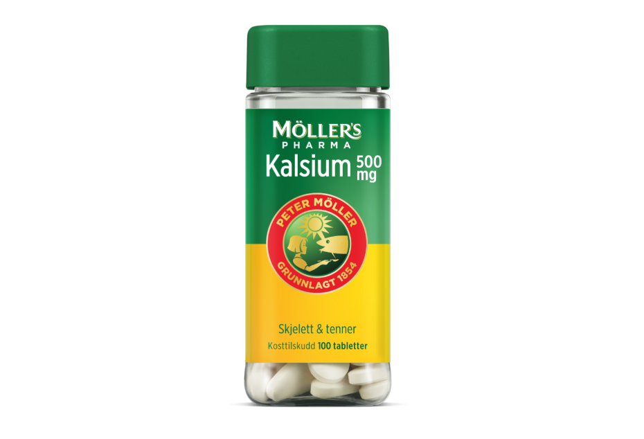 Möller’s Pharma Kalsium 500mg 100stk