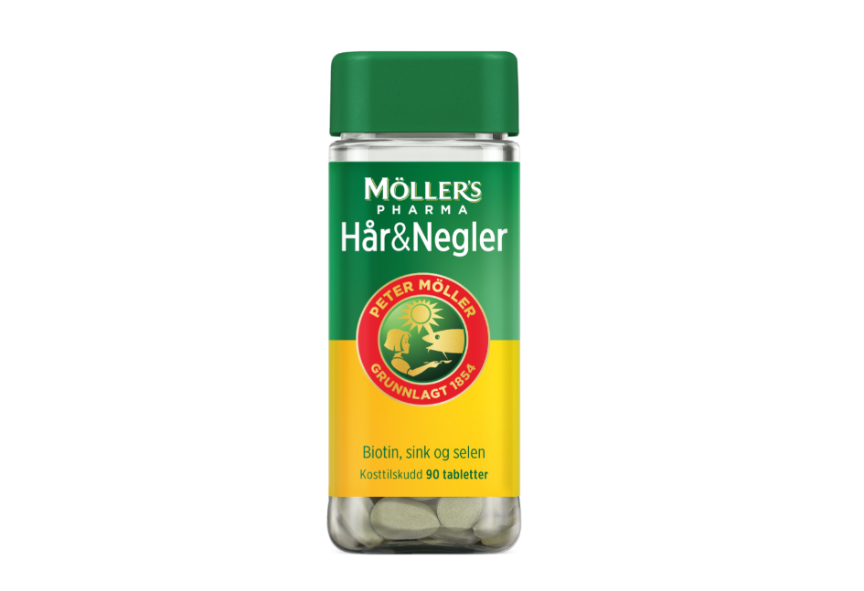 Möller’s Pharma Hår & Negler 90stk