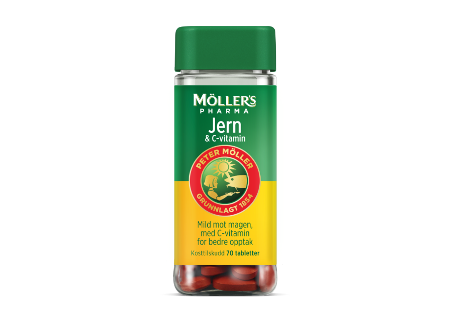 Möller’s Pharma Jern & C-vitamin 70stk