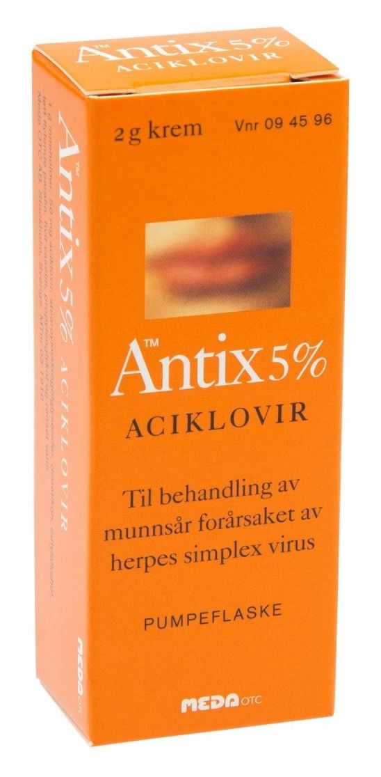 Antix krem 5% pumpeflaske 2 G