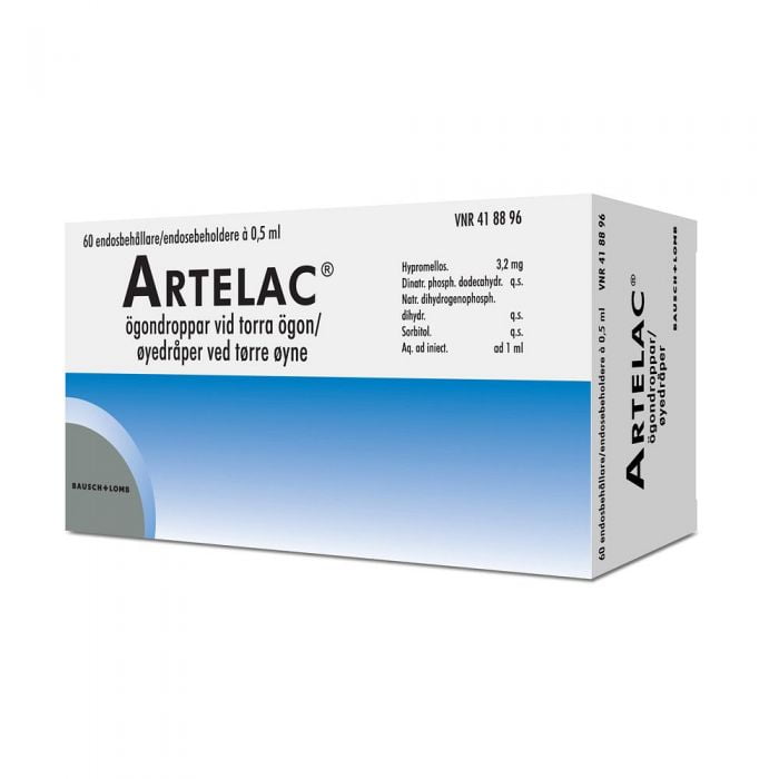 Artelac øyedråper endos 60 X 0.5 ML