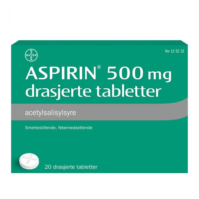 Aspirin tab 500mg 20 ENPAC