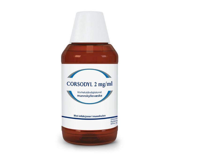 Corsodyl munnskyll 2mg/ml 300 ML