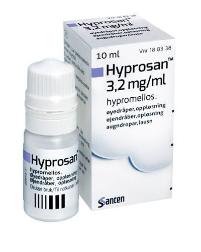 Produktbilde for Hyprosan 3,2 mg/ml øyedråper 10 ml