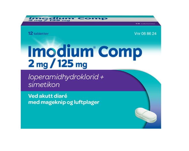 Imodium Comp tab 2/125mg 12 ENPAC