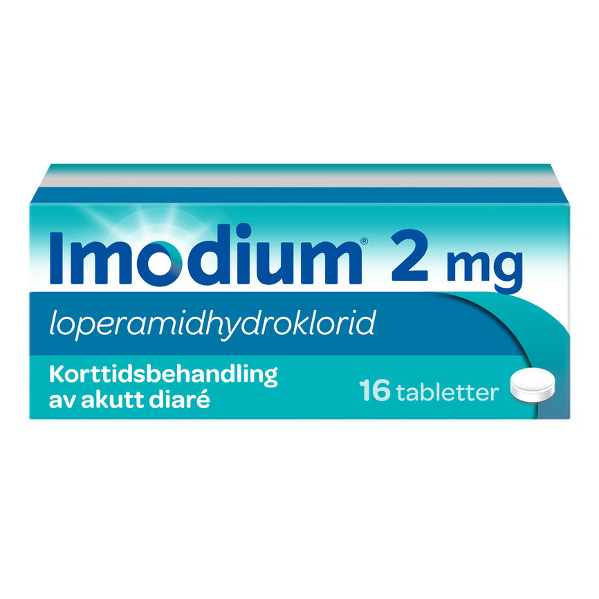 Imodium 2 mg tabletter 16 stk