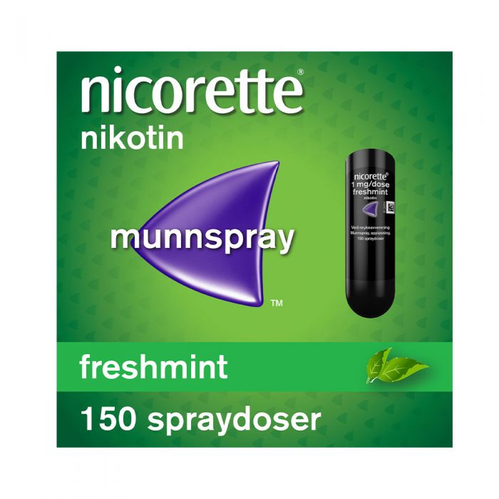 Nicorette munnspray 1mg/dose mint 150 DOSER