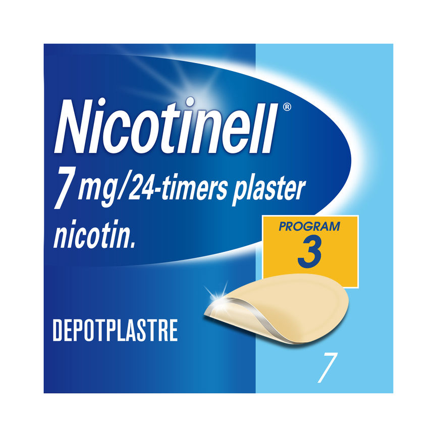 Nicotinell depotplaster 7mg/24t 7 STK