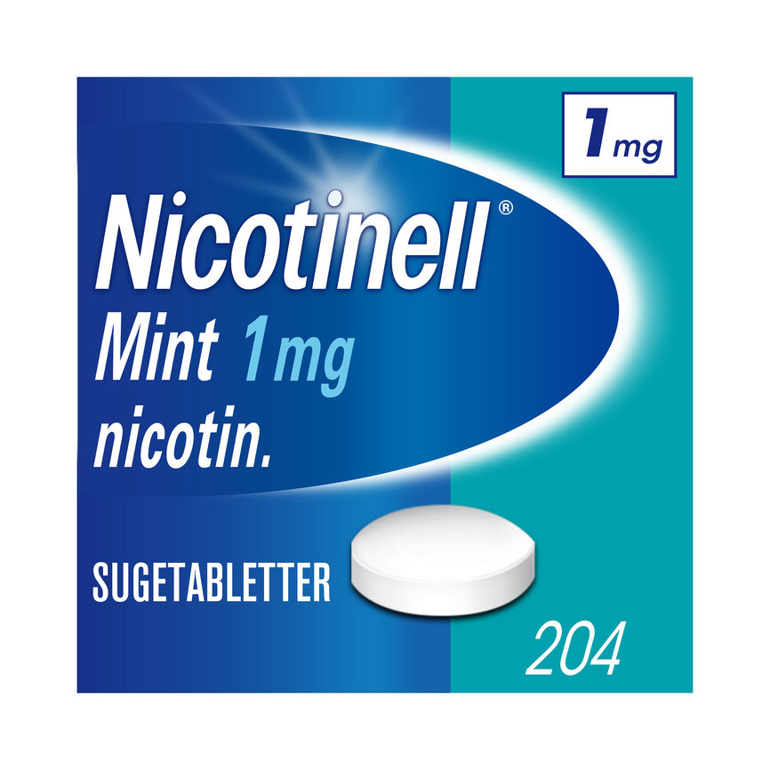 Nicotinell Mint Sugetabletter 1mg 204 stk.