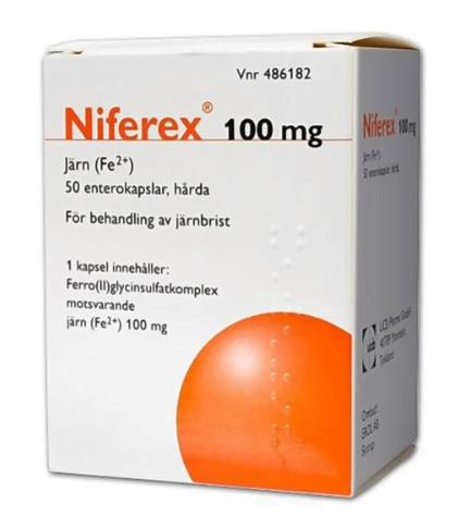 Niferex enterokaps 100mg 50 ENPAC