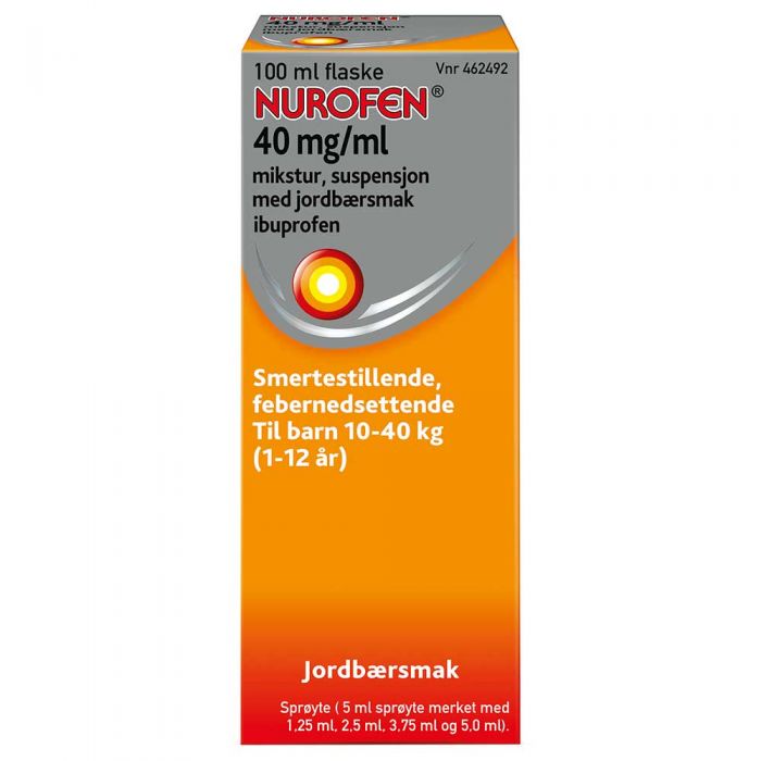 Nurofen 40mg/ml mikstur jordbærsmak 100 ML