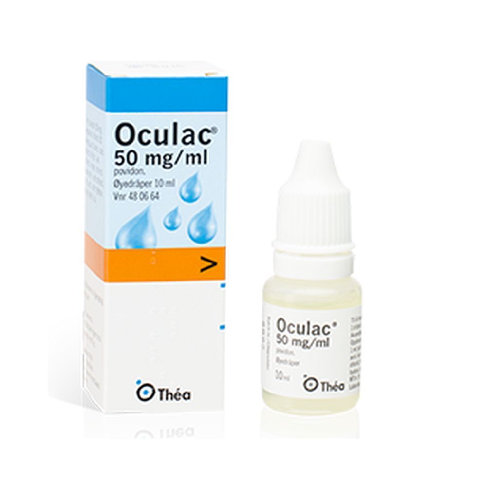 Oculac 50 mg/ml øyedråper 10 ml