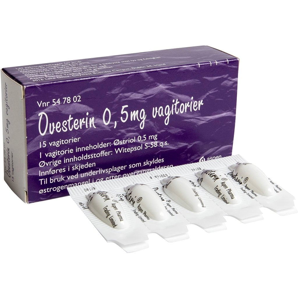 Ovesterin vag 0.5mg 15 stk