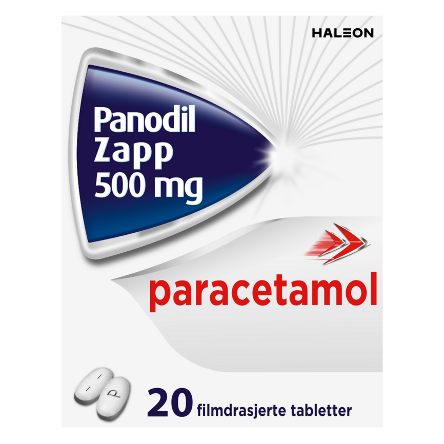 Panodil Zapp tab 500mg 20 ENPAC