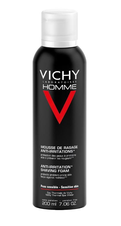 Bilde av en flaske med Vichy Homme Barberskum 200 ml